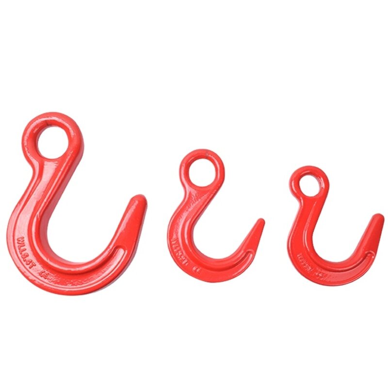 Eye Hook Factory - Container Hook Red High Temperature Forgingstell Smooth Surface Lifting