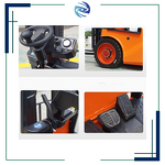 Electric Forklift Truck Factory - Three-pivot Counterbalanced All-electric Three-wheel Rear Drive 1 Ton