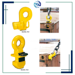 Container Lifting Ring Hook Manufacturer - Heavy Duty Right Lift Angle Load Limit 56Tons Top Lifting