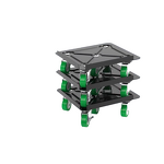 Steel Furniture Mover Dolly Factory - Heavy Duty 360 Degree Four-Wheel Platform for Couches Appliances