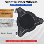 Furniture Movers Manufacturer - Update 360 Rotation with Brake 4 Pack Triangle 1500LBS Thickened Steel