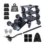 Furniture Mover Dolly Manufacturer - 4 Pack 3300LBS Thickened Steel Panel 4 Wheels Carbon Steel Heavy Duty