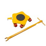 Cargo Moving Roller Factory - New Design 360 Degree Heavy Duty Small Carry Tank Hydraulic Trolley Lift