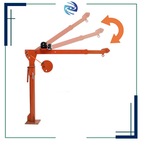 Truck Crane Manufacturer - 220V Winch Adjustable Three Elevation Settings Foldable Steel Pickup