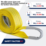 Flat Webbing Sling Factory - Factory Eye Polyester Industrial Lifting Nylon CE GS Certified
