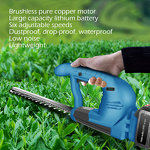 Shrub Hedge Trimmer Factory - 21V Lithium Battery 6-Inch Cordless 2-Stroke Features for DIY Mobile