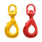 G80 Swivel Selflock Hook Manufacturer - High Tensile Red G80 Forged Crane Rigging Alloy Steel