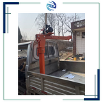 Hydraulic Car Crane Factory - 300kg-1T Jib Crane 220V Winch Folding Truck-Mounted 3500 Lbs