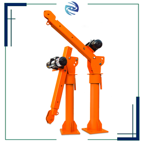 Truck-Mounted Crane Factory - Folding 1 Ton Electric Pickup with Electric Winch 3500 lb