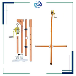 Air Conditioner Lifting Crane Factory - 400lbs Capacity Split Collapsible Design Industrial Hoist Crane