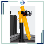 Truck Bed Crane Factory - Heavy Duty Adjustable Boom Height Rust Resistant Yellow Finish Crane