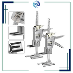 Furniture Lifter Jack Manufacturer - All Metal Manual 12 Inch 440lbs Capacity Dual Mode for Tile Door
