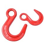 Eye Hook Factory - Container Hook Red High Temperature Forgingstell Smooth Surface Lifting
