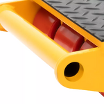 Cargo Transport Pallet Trolley Factory - 6 Ton Roller Skids 4 Wheels Platform Cargo Trolley Carrying Tanks