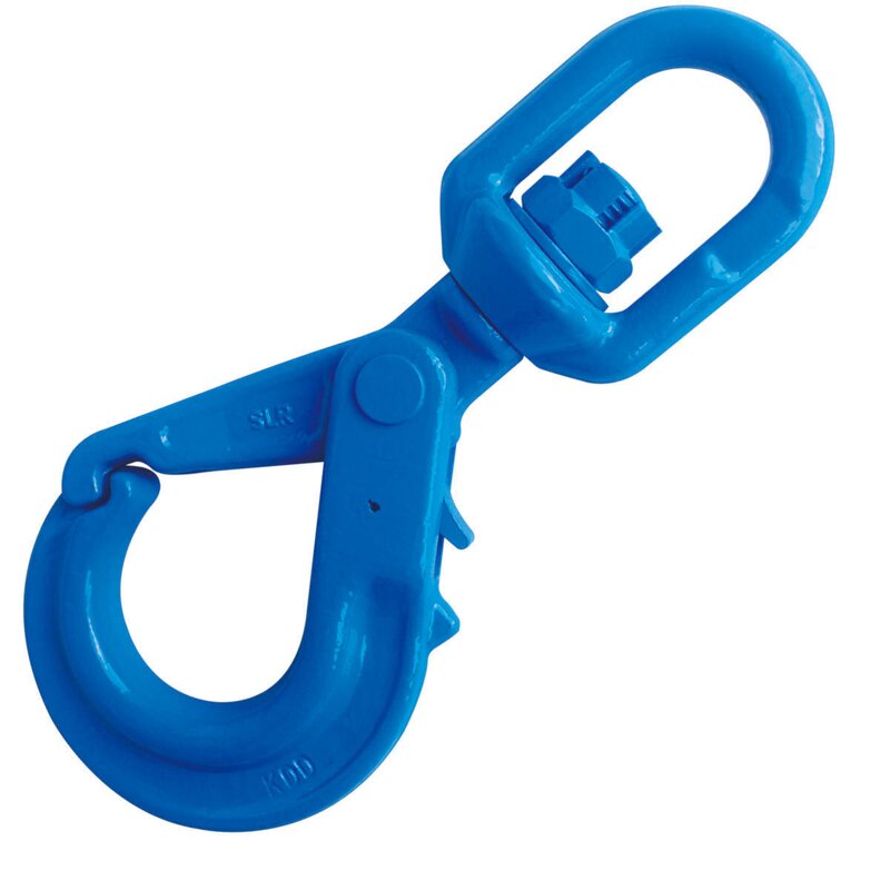 Swivel Hook Manufacturer - K80769 1 1/2 Inch G80 European Type Swivel Selflock Hook