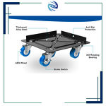 Steel Furniture Mover Dolly Factory - Heavy Duty 360 Degree Four-Wheel Platform for Couches Appliances