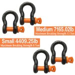 Bow Shackle Factory - Heavy Duty with 7/8" Screw Pin 57