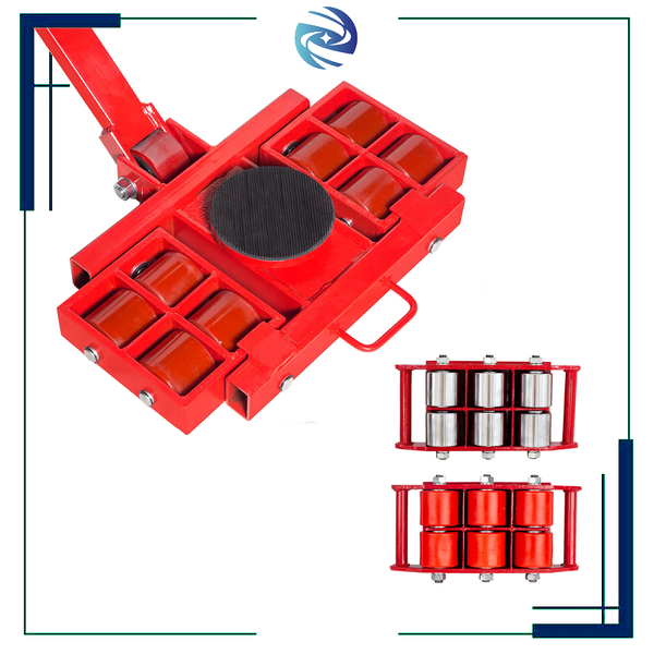 Transportation Steerable Tank Skate Factory - 8 Ton Trolley X Y Accessories Wheels Easy Safe Transport