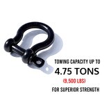 Bow Shackle Manufacturer - 8.5 Galvanized Chain Tow Anchor Din82101 Horseshoe-shaped Forged Steel