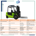 Li-ion Battery Forklift Factory - Reliable 1.5 Ton 3M Customized Powered for Warehouse 6000mm Lifting