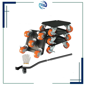 Furniture Mover Dolly Manufacturer - Customizable 9-Piece Steel Square Reinforcement Wheel OEM Supported
