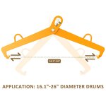 Drum Clamp Factory - YQA Series 2023 New Upgrade Vertical for 55 Gallon Steel Plastic Drums
