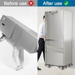 Furniture Mover Dolly Manufacturer - 4 Pack 3300LBS Thickened Steel Panel 4 Wheels Carbon Steel Heavy Duty