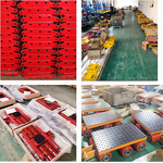 Transportation Rollers Factory - 15 Ton Heavy Load Skates 180 Degree Steerable Tank Skate Cargo Trolley