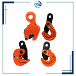 Steel Plate Clamp Manufacturer - High-Strength 10 Tons Anti-Slip Grooves Safety Lock Assembly Lifting