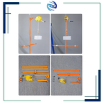 Air Conditioner Lifting Crane Factory - 400lbs Capacity Split Collapsible Design Industrial Hoist Crane