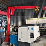 Jib Crane Factory - Full 360 Rotation Heavy-duty Welded Steel Floor Mounted 500kg 1ton 2000lbs