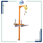 Air Conditioner Lifting Crane Factory - 400lbs Capacity Split Collapsible Design Industrial Hoist Crane