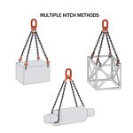 Lifting Link Hook Manufacturer - Professional Lifting Towing Lashing Four Legs Riggings Welded Chain