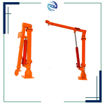 Hydraulic Car Crane Factory - 300kg-1T Jib Crane 220V Winch Folding Truck-Mounted 3500 Lbs
