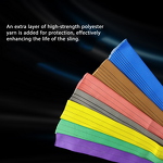 Sling Protector Manufacturer - Nylon Width Anti-cutting High Strength Polyester Customized Webbing Sleeve