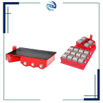 Heavy Load Skates Factory - 6 Ton 4 Wheels Cargo Boat Transportation Steerable Tank Skate Material