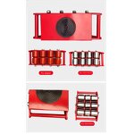 Heavy Load Skates Factory - 6 Ton 4 Wheels Cargo Boat Transportation Steerable Tank Skate Material