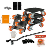 Furniture Mover Set Factory - Upgraded with Non-Slip Mats and Gloves for Heavy Lifting Transport