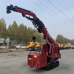 Spider Crane Factory - OEM/ODM Custom 10 Ton 8 Ton Crawler Mobile Spider Crane with Arm for Sale