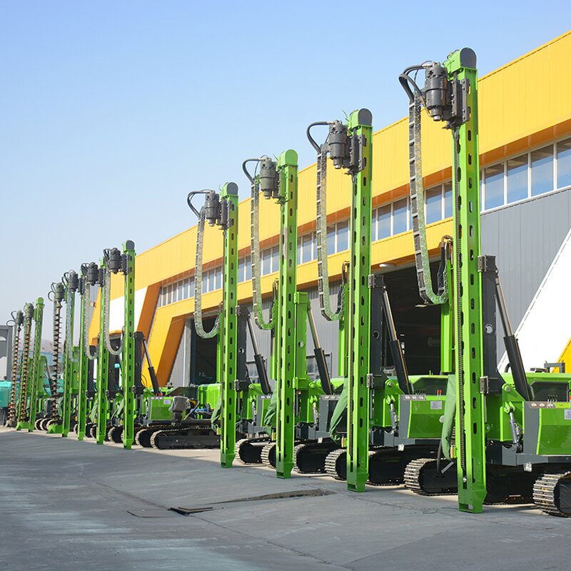 Solar Piling Machine Factory - OEM/ODM Custom Crawler Solar Pile Driver Photovoltaic Ground Screw Ramming Machine