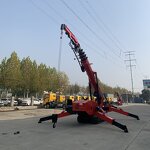 Spider Crane Manufacturer - OEM/ODM Custom Hydraulic Crawler Spider Crane with Telescopic Outrigger Mini Mobile