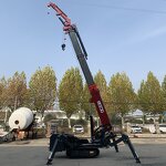 Crawler Spider Crane Manufacturer - OEM/ODM Custom Portable Mini Lifting Crawler Crane 3 Ton Good Condition