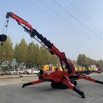 Spider Crane Manufacturer - OEM/ODM Custom Portable Telescopic Spider Crane with Man Basket Crawler Mobile Mini