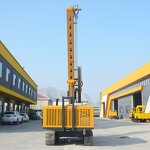 Solar Pile Driver Manufacturer - OEM/ODM Custom High Efficiency Solar Pile Driver with Crawler Frame