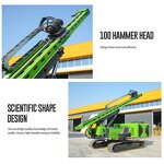 Hydraulic Pile Driver Factory - OEM/ODM Custom Hydraulic Press Pneumatic Post Driver Piling Rig Machine