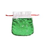 Christmas Gift Bag Manufacturer - OEM/ODM Custom Cheap Sequin Drawstring Sublimation Bag