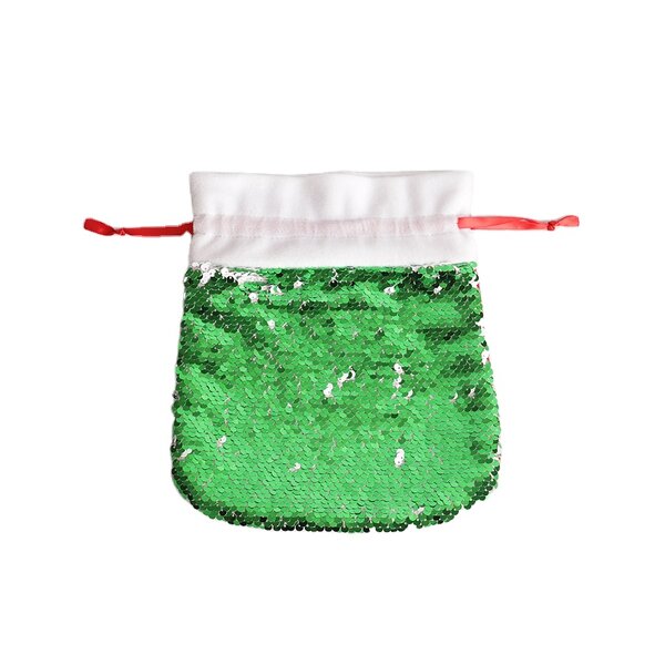Christmas Gift Bag Manufacturer - OEM/ODM Custom Cheap Sequin Drawstring Sublimation Bag