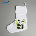 Christmas Stocking Blank Manufacturer - OEM/ODM Custom Plain White Polyester Sublimation Stocking