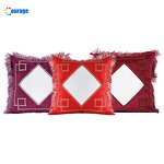 Pillow Case Blank Factory - OEM/ODM Custom Rhombus Printing Area Polyester Sublimation Pillow Case Blank