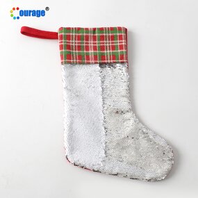 Sequin Christmas Stocking Factory - OEM/ODM Custom Wholesale Sublimation Christmas Stocking